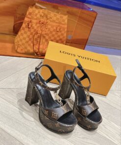 Louis Vuitton Sparkle Sandal Brown For Women