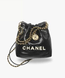 Chanel 22 Mini Bag Black For Women AS3980 B09859 94305 – 7.8 Inches/20 Cm