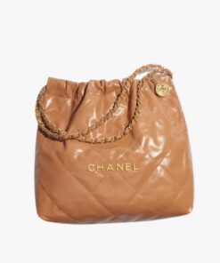 Chanel 22 Bag Camel For Women AS3261 B08037 NU907 – 16.4 Inches/42 Cm