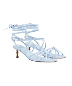 Gucci Strappy Sandal With Bamboo Blue For Women 746035 BKO00 4928