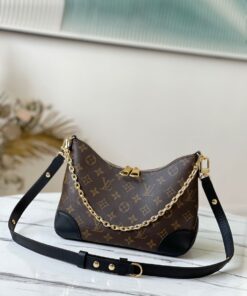 Louis Vuitton Boulogne Monogram Canvas Black For Women, Shoulder Bags 10.2in/ 26cm LV M45831 - Image 6