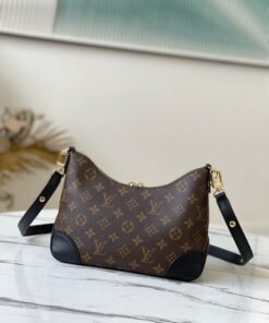 Louis Vuitton Boulogne Monogram Canvas Black For Women, Shoulder Bags 10.2in/ 26cm LV M45831 - Image 3