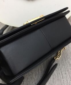 Chanel Boy Black For Women 9.8in/25cm - Image 3