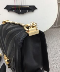 Chanel Boy Black For Women 9.8in/25cm - Image 4