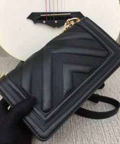 Chanel Boy Black For Women 9.8in/25cm - Image 5