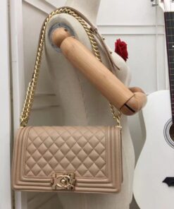 Alternative view of Chanel Boy Yellowish Brown For Women 9.8in/25cm A67086