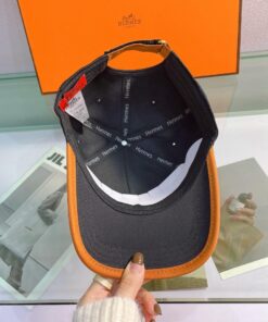 Alternative view of Hermes Horse Cap Black Hermes Cap