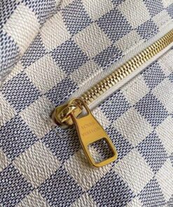 Louis Vuitton Sperone Backpack 12.2in/ 31cm Damier Azur Gold Hardware For Women N41578 - Image 6