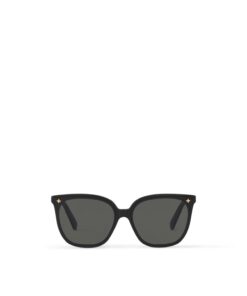 Louis Vuitton Monogram Fame Large Square Sunglasses Black Z2135U