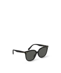 Alternative view of Louis Vuitton Monogram Fame Large Square Sunglasses Black Z2135U