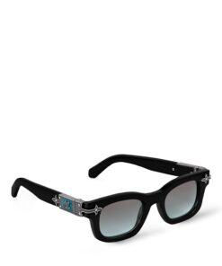 Louis Vuitton Arabesque Sunglasses Black for Men Z2529U