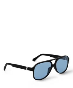 Louis Vuitton Hit Sunglasses S00 Blue Lenses For Men – Z2898U - Image 3