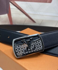 Louis Vuitton Initiales Reversible 40mm Belt Silver Hardware For Men - Image 4