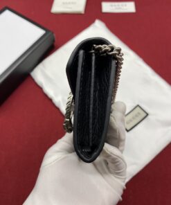 Gucci Dionysus Black Chain Super Mini Bags For Women 11cm/4.3in GC - Image 3