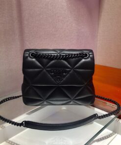 Prada Small Nappa Spectrum Bag Black For Women, Women’s Bags 8.6in/22cm 1BD233_WDF0_F0ES9_V_OOO - Image 4