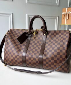 Louis Vuitton Keepall Bandoulière 50 Damier Brown