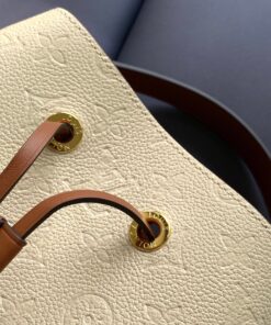 Louis Vuitton NeoNoe MM Bucket Bag Monogram Empreinte Creme For Women, Shoulder Bags 10.2in/26cm LV M45307 - Image 5