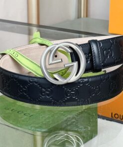 Alternative view of Gucci GG Marmont Reversible Belt, Black, Women’s Belt