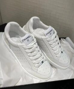 Chanel Sneakers White For Women, Women’s Shoes 0.4in/1cm G39225