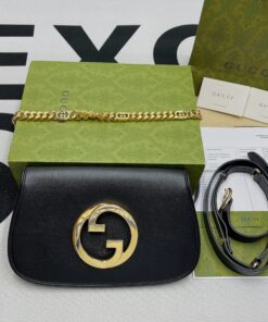 Gucci Blondie Shoulder Bag Black For Women, Women’s Bags 11in/28cm GG 699268 UXX0G 1000 - Image 14