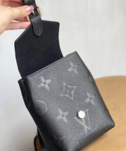 Louis Vuitton Tiny Backpack Monogram Empreinte Black For Women, Women’s Bags 19cm LV M80596 - Image 4