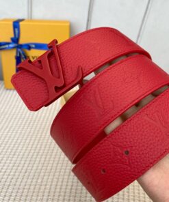 Louis Vuitton Iconic Reversible LV Belt Red for Women - Image 4