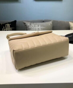 Saint Laurent Loulou Small Chain Bag In Matelassé “Y” Beige For Women 9.4in/24cm YSL 494699DV7272721 - Image 10