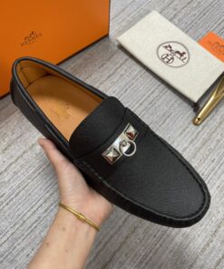 Hermes Irving Loafer Black For Men - Image 6