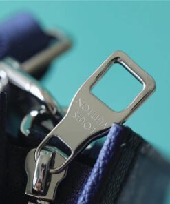 Louis Vuitton Gaston Wearable Wallet Monogram Blue For Men, Men’s Bags, Shoulder And Crossbody Bags 8.7in/22cm LV M81431 - Image 4