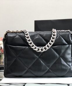 Alternative view of Chanel 19 Maxi Handbag Black For Women 14in/36cm