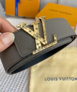 Louis Vuitton Iconic Reversible LV Belt Grey LV Women Belt - Image 5