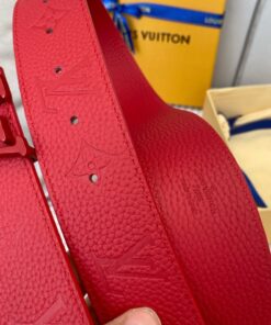 Louis Vuitton Iconic Reversible LV Belt Red for Women - Image 3