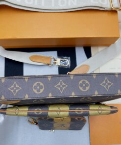 Louis Vuitton Trio Messenger Monogram Stripes Brown For Men, Men’s Bags, Shoulder And Crossbody Bags 9.8in/25cm LV M45965 - Image 6