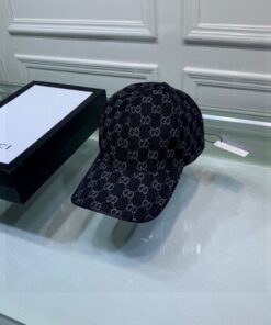 Alternative view of Gucci GG Denim Baseball Cap Black