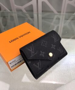 Alternative view of Louis Vuitton Victorine Wallet Monogram Empreinte Black 4.7in/12cm For Women M64060
