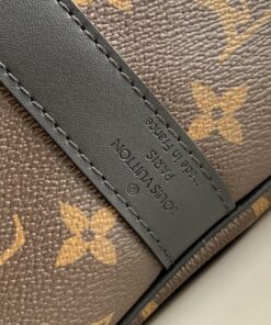 Louis Vuitton Keepall Bandouliere 45 Travel Bag 17.7in/ 45cm Brown Silver Hardware M56711 - Image 6