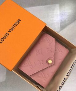 Louis Vuitton Victorine Wallet Monogram Empreinte Pink For Women, 4.7in/12cm