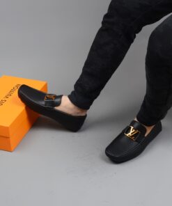 Louis Vuitton Monte Carlo Mocassin Loafers Black For Men - Image 5