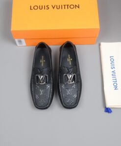 Alternative view of Louis Vuitton Monte Carlo Moccasin Black For Men LV 1A9F9Q