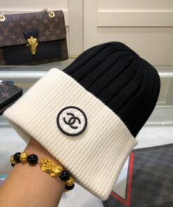 Alternative view of Chanel Beanie In Black & White