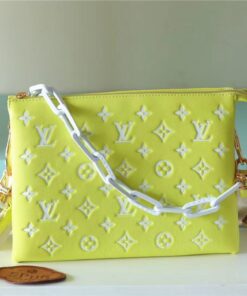 Louis Vuitton Coussin PM Shoulder Bag 10.2in/ 26cm Monogram Yellow Gold Hardware For Women M20843 - Image 6