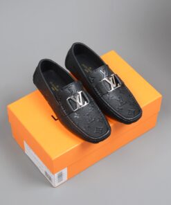 Louis Vuitton Monte Carlo Moccasin Black For Men LV 1A9F9Q