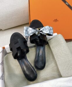 Hermes Oasis Sandal Black For Women H151215Z - Image 3