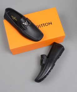 Louis Vuitton Monte Carlo Mocassin Loafers Black For Men - Image 4