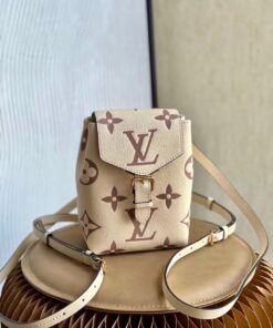 Louis Vuitton Tiny Backpack Monogram Empreinte Cream For Women, Women’s Bags 19cm LV M80738