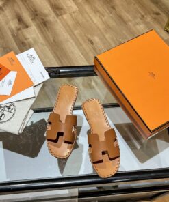 Hermes Oran Sandal Brown For Women H221110Z