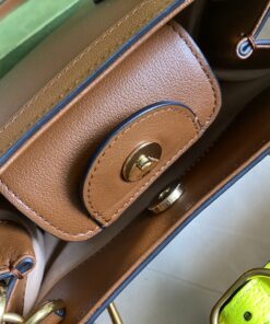 Gucci Diana Mini Tote Bag Brown For Women 8in/20cm GG 655661-17QDT-2582 - Image 11