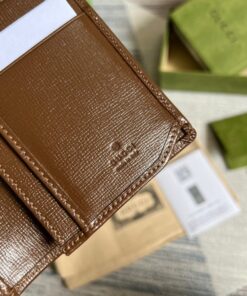 Gucci Marmont Long ID Wallet With Interlocking G Brown For Men 7in/18cm GG - Image 5