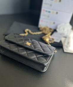 Chanel CC Wallet On Chain Bag Black For Women 6.7 in / 17 cm - Image 4