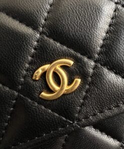 Chanel CC Wallet On Chain Bag Black For Women 6.7 in / 17 cm - Image 5